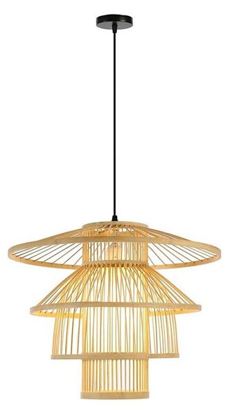 Immax 08255L - Lustr na lanku PINCHOS 1xE27/40W/230V pr. 50 cm bambus