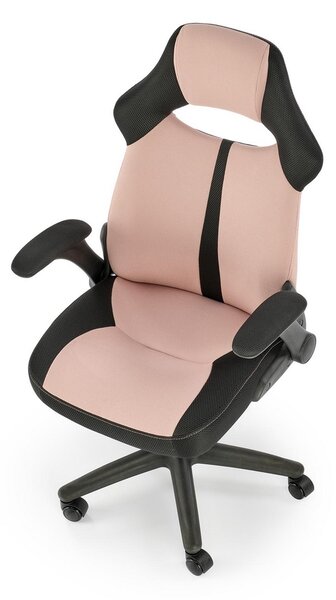 Kancelářské křeslo Bloom, růžová / černá