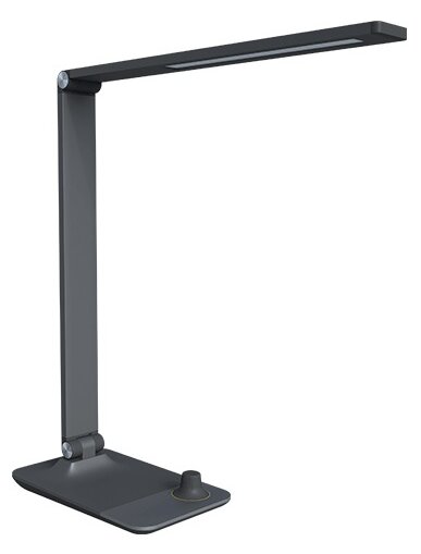 PANLUX s.r.o. Stolní LED lampička MASTER LED s integrovanou bezdrátovou nabíječkou - bílá, šedá, černá Barva: Šedá