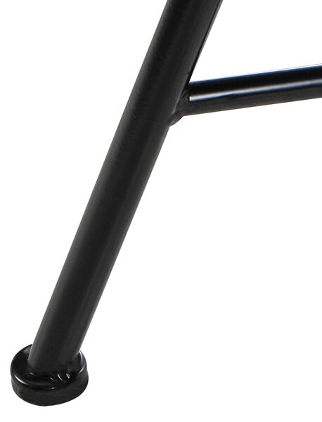 Bistro stolek COMISO 60 cm 60 cm Kov Černá/Bílá