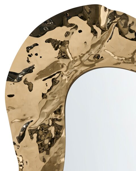 Zrcadlo JOSSIGNY 52 cm 79 cm Zlatá