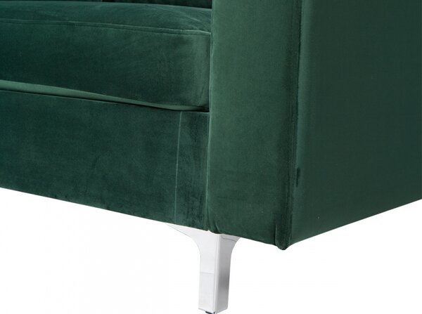 Rohová sedací souprava Nemezy Velvet, Barva: Tiffany 10, Strana: pravá 5902928137576