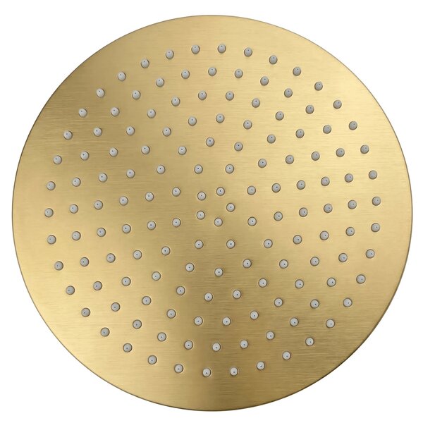 Kruhová hlavová sprcha REA JS-P014BG 30 cm, kartáčovaná zlatá
