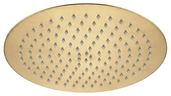 Kruhová hlavová sprcha REA JS-P014BG 30 cm, kartáčovaná zlatá