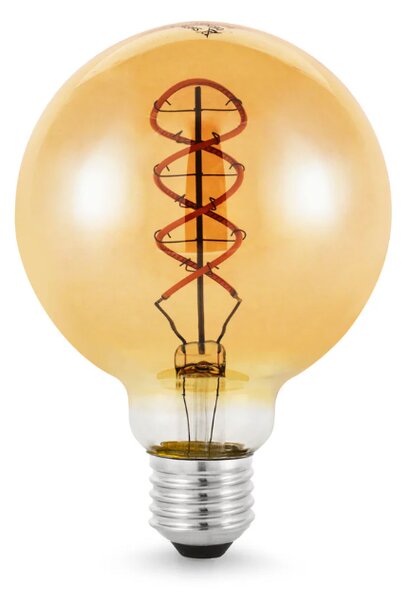 LED stmívatelná žárovka Minalox G125 E27, 4W, 24V, 3000K