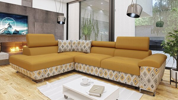 Rohová rozkládací sedačka Alvin Premium, Potah: Abriamo 04, Strana: pravá 5903211097065