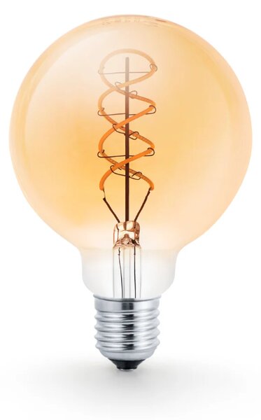 LED stmívatelná žárovka Minalox G95 E27, 3,6W, 24V, 3000K