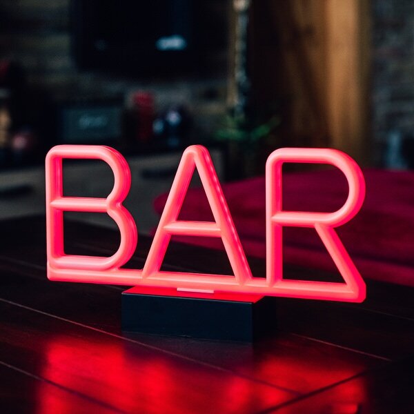 Neonová lampa Bar