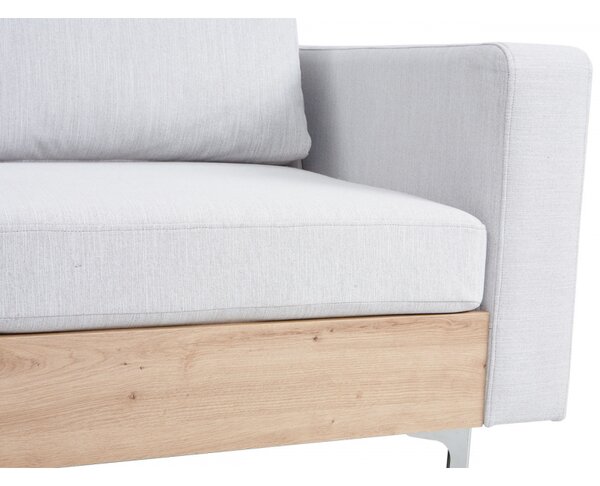 Rohová sedačka Nemezy Wood, Barva: ekokůže Soft 011 (černá), Strana: pravá, Barva nožiček:: dub artisan 5902928960150