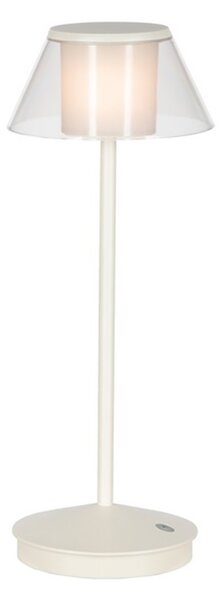 Mantra 7988 K5, venkovní stolní nabíjecí lampa LED 2W 3000K, bílá, výška 35cm, IP54
