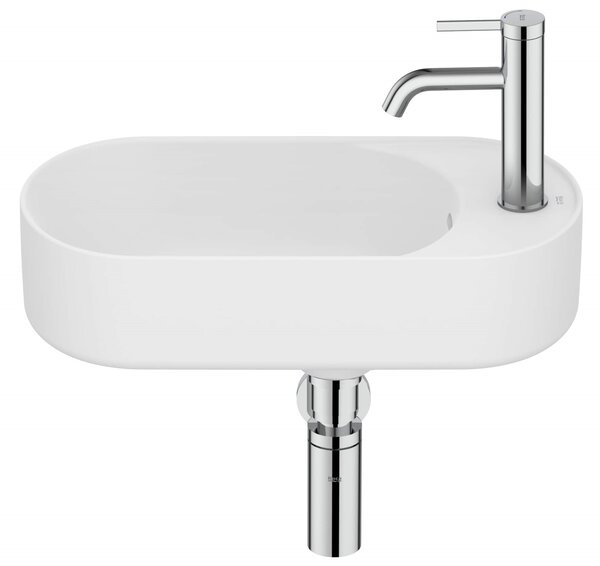 Roca Meridian umyvadlo 50x27.5 cm oválné klasický bílá matný A327740620