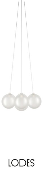 Lodes Designové závěsné LED svítidlo RANDOM CLOUD, 7x ø23cm, š. 62 cm, CRI90 Barva: Bronzová, Teplota světla: 2700K - teplá bílá