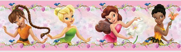 Dětská samolepící bordura na zeď Disney Víly | 5 m x 9.7 cm | DWBD8099