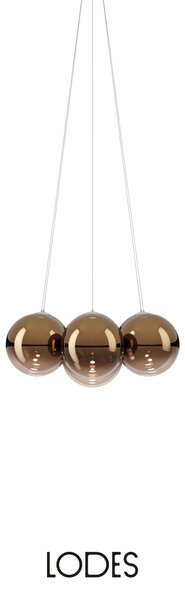 Lodes Designové závěsné LED svítidlo RANDOM CLOUD, 7x ø28cm, š. 76 cm, CRI90 Barva: Sněhově bílá, Teplota světla: 2700K - teplá bílá