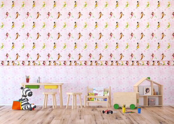 Dětská samolepící bordura na zeď Disney Víly | 5 m x 9.7 cm | DWBD8099