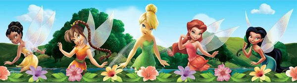 Dětská samolepící bordura na zeď Disney Víly | 5 m x 9.7 cm | DWBD8085