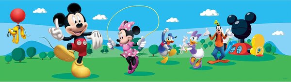 Dětská samolepící bordura na zeď Disney Klubík Mickeyho Mouse | 5 m x 9.7 cm | DWBD8079
