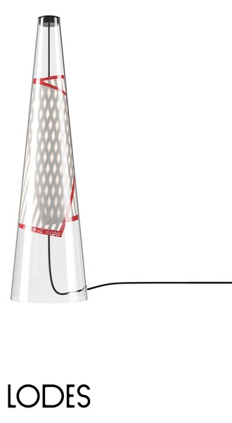 Lodes Stolní LED lampa Cono di Luce 7,5W, v. 50,2 cm, CRI90 Barva: Červená