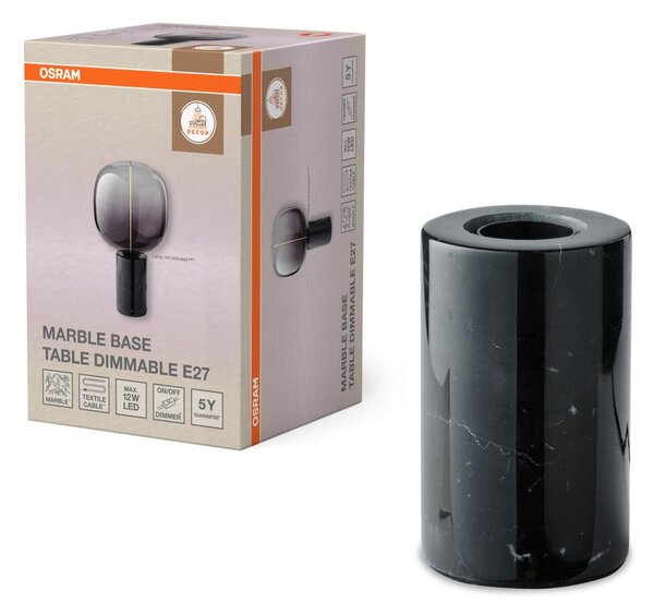 LEDVANCE stolní lampa Decor Marble Base stmívatelná E27 černá