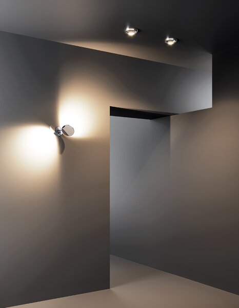 Lodes Nástěnné LED svítidlo NAUTILUS MINI, 12W, ø 8,5 cm, CRI90 Barva: Černá, Teplota světla: 2700K - teplá bílá