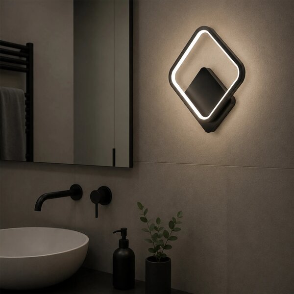 Toolight Nástěnné LED osvětlení LHJ122-W černé