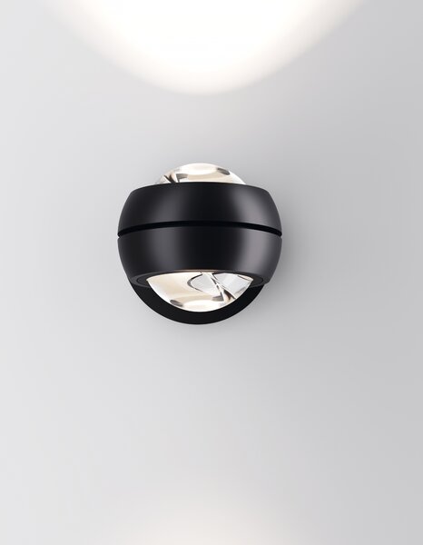 Lodes Nástěnné LED svítidlo NAUTILUS MINI, 12W, ø 8,5 cm, CRI90 Barva: Černá, Teplota světla: 2700K - teplá bílá