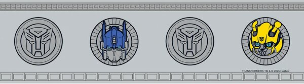 Dětská samolepící bordura na zeď Transformers Autoboti | 5 m x 13.8 cm | DWBD8043
