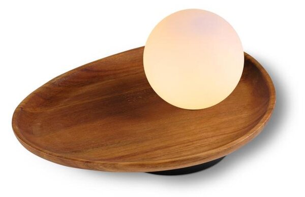 LEDVANCE stolní svítidlo Decor Acacia Nest 1xG9 220-240 V dřevo/sklo