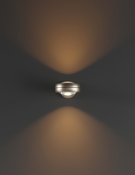 Lodes Nástěnné LED svítidlo NAUTILUS MINI, 12W, ø 8,5 cm, CRI90 Barva: Černá, Teplota světla: 2700K - teplá bílá