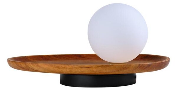 LEDVANCE stolní svítidlo Decor Acacia Nest 1xG9 220-240 V dřevo/sklo