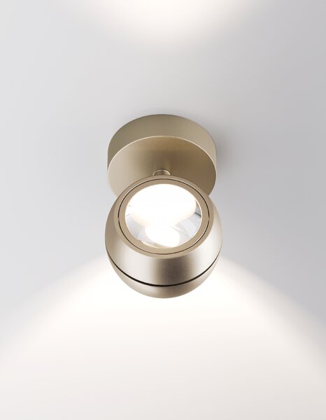 Lodes Nástěnné LED svítidlo NAUTILUS MINI, 12W, ø 8,5 cm, CRI90 Barva: Černá, Teplota světla: 2700K - teplá bílá