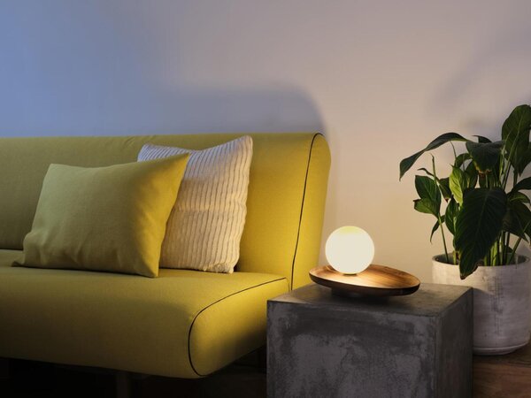 LEDVANCE stolní svítidlo Decor Acacia Nest 1xG9 220-240 V dřevo/sklo