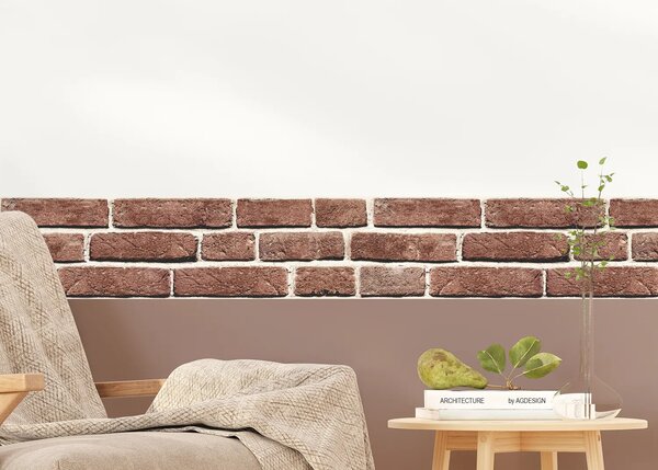 Samolepící bordura na zeď Midlandské Cihly | 5 m x 13.8 cm | DWB8521