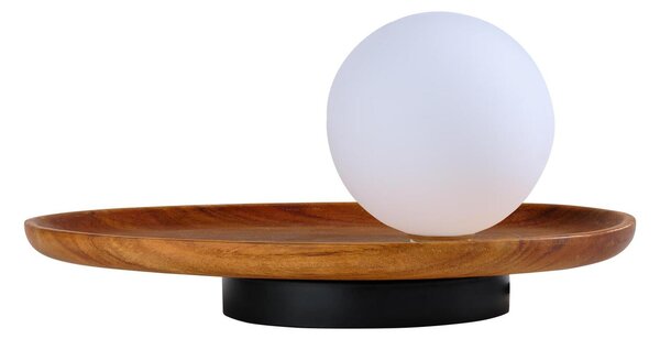LEDVANCE stolní svítidlo Decor Acacia Nest 1xG9 220-240 V dřevo/sklo