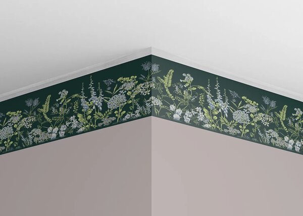 Samolepící bordura na zeď Květy Vikve na Brunšvické Zelené | 5 m x 13.8 cm | DWB8523