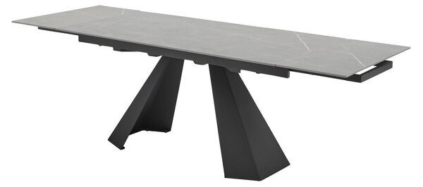 JÍDELNÍ STŮL, světle šedá, 160-240/90/76 cm P & B - Jídelní stoly, Online Only