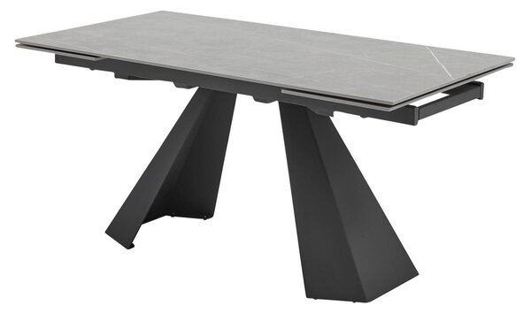 JÍDELNÍ STŮL, světle šedá, 160-240/90/76 cm P & B - Jídelní stoly, Online Only