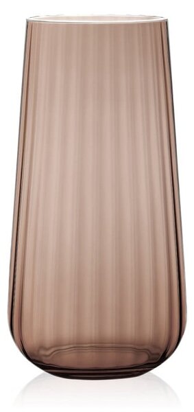 SKLENĚNÁ VÁZA RONA DECO FADE EMERALD 25CM