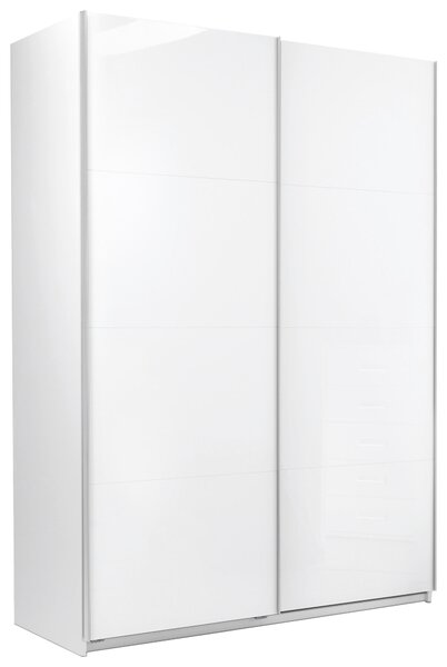 ŠATNÍ SKŘÍŇ S POSUVNÝMI DVEŘM, bílá, 150/210/62 cm MID.YOU - Šatní skříně, Online Only