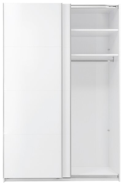 ŠATNÍ SKŘÍŇ S POSUVNÝMI DVEŘM, bílá, 150/210/62 cm MID.YOU - Šatní skříně, Online Only