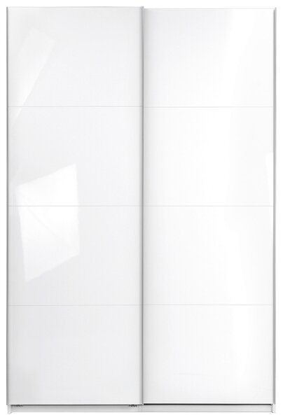 ŠATNÍ SKŘÍŇ S POSUVNÝMI DVEŘM, bílá, 150/210/62 cm MID.YOU - Šatní skříně, Online Only