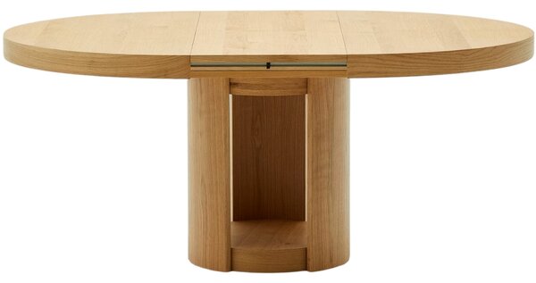 Dubový rozkládací jídelní stůl Kave Home Artis 150/200 x 150 cm