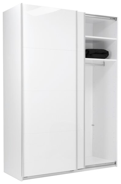 ŠATNÍ SKŘÍŇ S POSUVNÝMI DVEŘM, bílá, 150/210/62 cm MID.YOU - Šatní skříně, Online Only