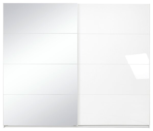 ŠATNÍ SKŘÍŇ S POSUVNÝMI DVEŘM, bílá, 250/210/62 cm MID.YOU - Šatní skříně, Online Only