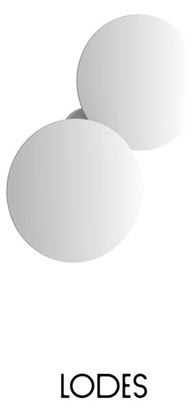 Lodes LED stropní/nástěnné svítidlo Puzzle Round Double, d. 37,5 cm, 2x16W Barva: Matná bílá, Teplota světla: 3000K - teplá bílá