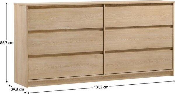 Kondela Zásuvková komoda Manol K6S - cremona