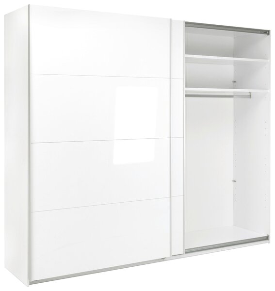 ŠATNÍ SKŘÍŇ S POSUVNÝMI DVEŘM, bílá, 250/210/62 cm MID.YOU - Šatní skříně, Online Only