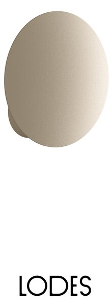 Lodes LED stropní/nástěnné svítidlo Puzzle Round Single, Ø 19 cm, 1x16W Barva: Champagne, Teplota světla: 2700K - teplá bílá