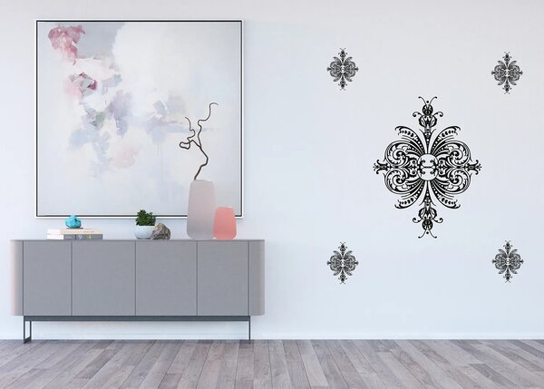 Samolepka na zeď Sametová Ozdoba | 65 x 85 cm | DFL1013