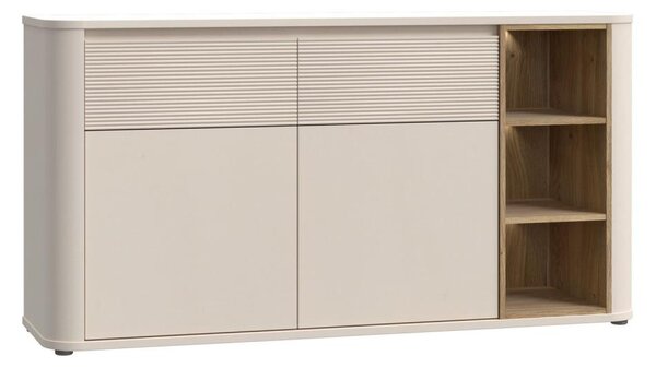 Komoda INAR 160x83x41 cm béžová/dub